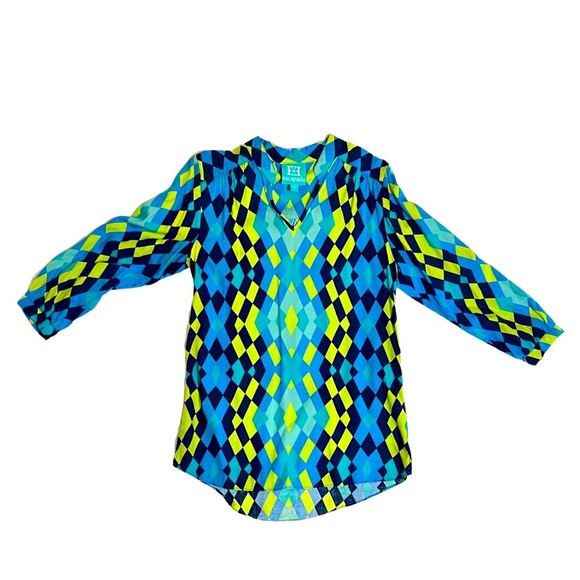 Escapada Multicolored Geometrical Long sleeve top - Picture 2 of 4